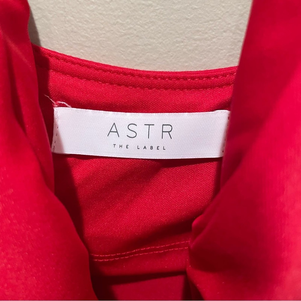 ASTR The Label Girls Night Out Bodycon Mini Dress Red Size Small - Picture 11 of 12